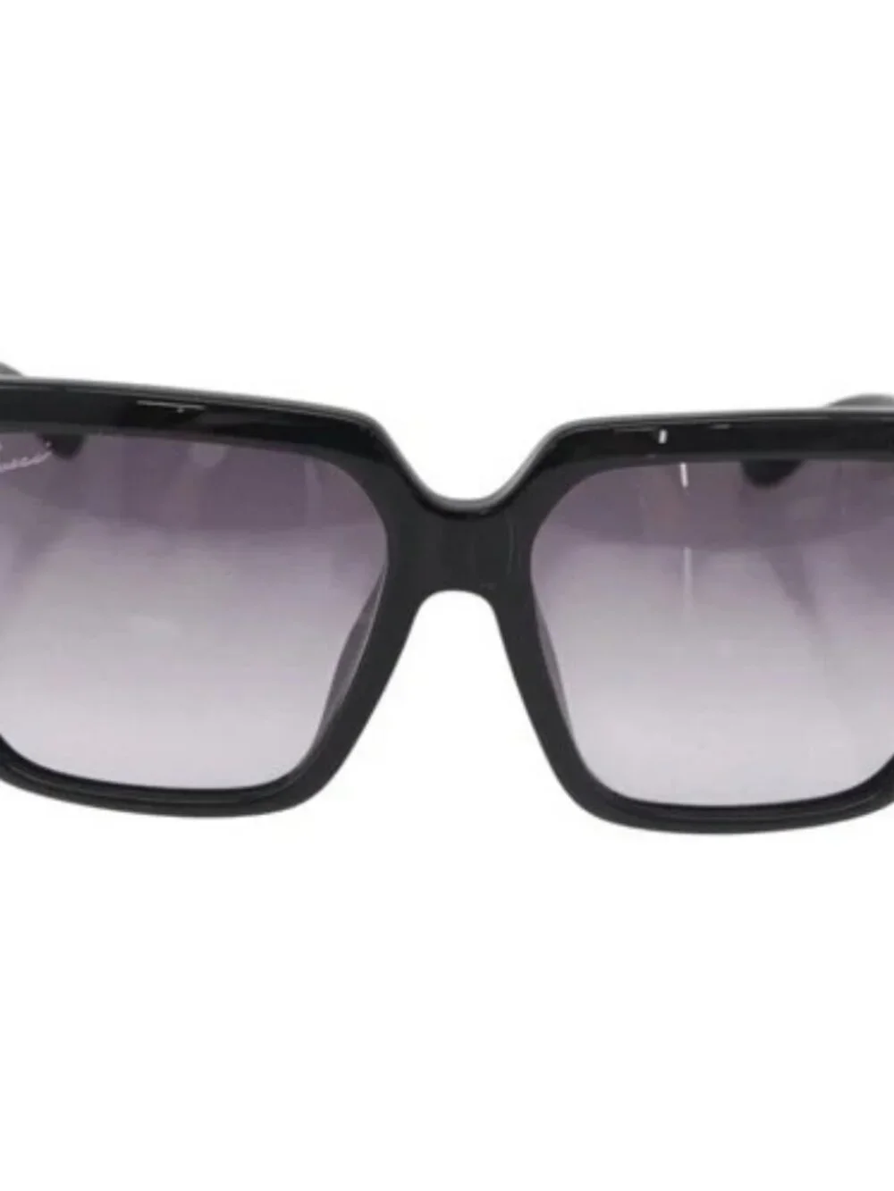 GUCCI Sunglasses plastic Black GG3727 Auth hk3699A